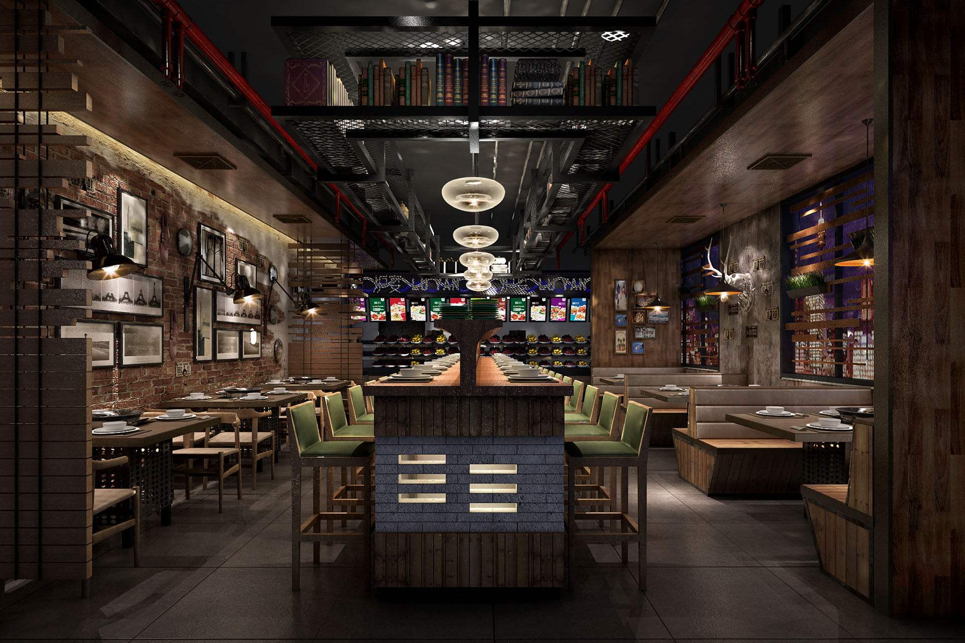 深圳龍崗快餐店裝修公司